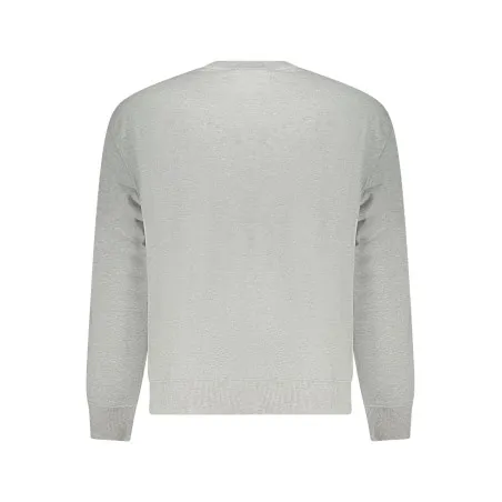 SWEAT-SHIRT GRIS À FERMETURE ÉCLAIR CALVIN KLEIN POUR HOMME - CALVIN KLEIN