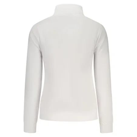 NORVÈGE 1963 SWEAT-SHIRT BLANC À FERMETURE ÉCLAIR POUR FEMME - NORWAY 1963