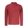SWEAT-SHIRT ROUGE À FERMETURE ÉCLAIR POUR HOMME US GRAND - U.S. GRAND