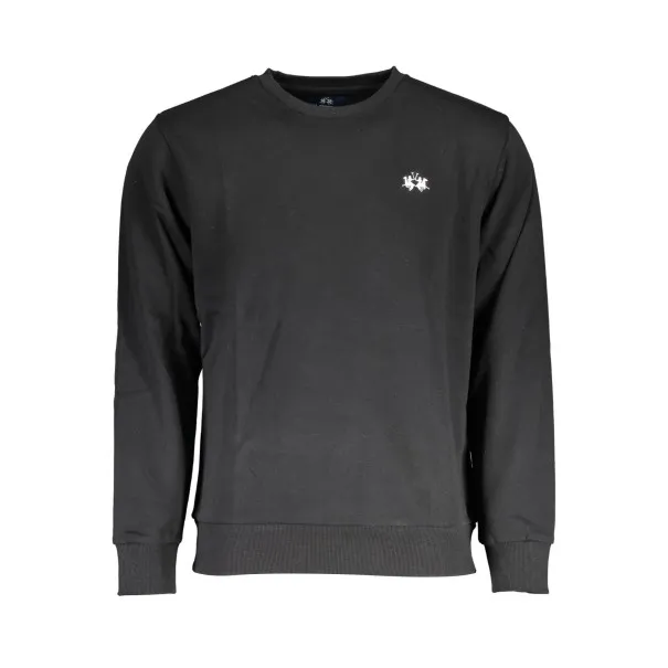 LA MARTINA SWEAT SANS ZIP NOIR HOMME - LA MARTINA
