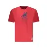 T-shirt rouge à manches courtes pour homme US GRAND - U.S. GRAND