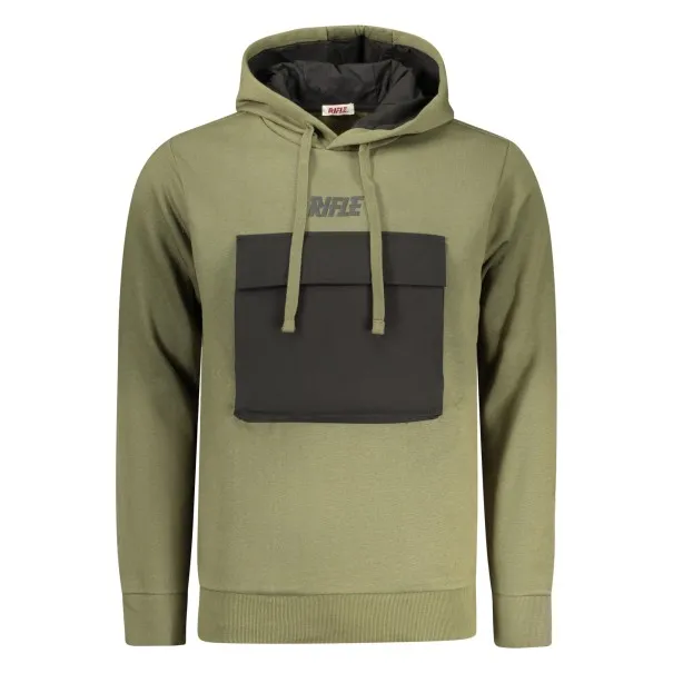 SWEAT-SHIRT FERMETURE ÉCLAIR VERT POUR HOMME RIFLE - RIFLE