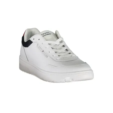 CHAUSSURES DE SPORT POUR HOMMES TOMMY HILFIGER BLANCHES - TOMMY HILFIGER