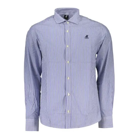 CHEMISE À MANCHES LONGUES BLEUE POUR HOMME US GRAND - U.S. GRAND