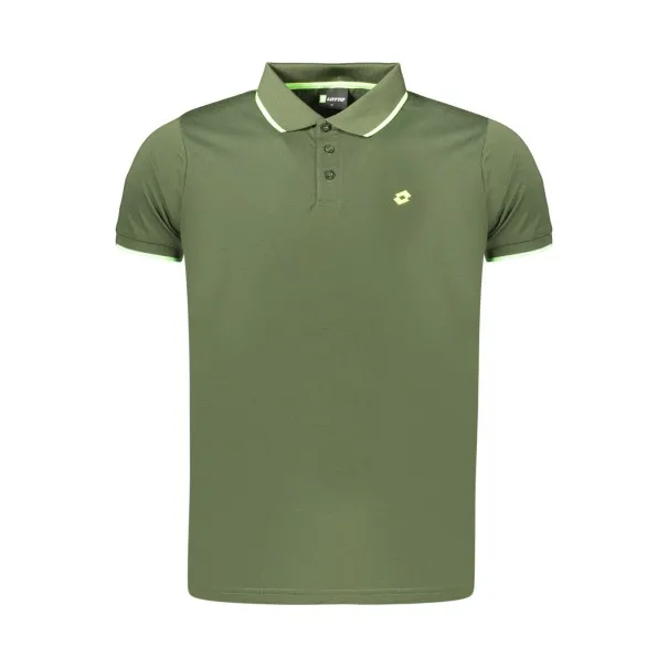 POLO LOTTO VERT À MANCHES COURTES POUR HOMME - Lotto