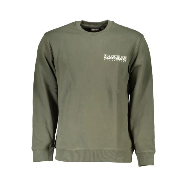 SWEAT-SHIRT SANS FERMETURE ÉCLAIR POUR HOMME NAPAPIJRI VERT - NAPAPIJRI