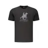 T-shirt noir à manches courtes pour homme US GRAND - U.S. GRAND