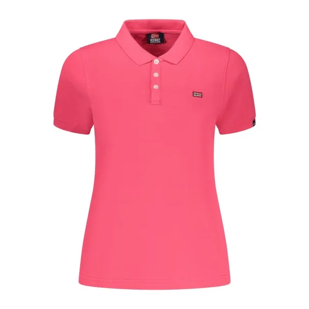 POLO ROSE À MANCHES COURTES POUR FEMME, NORVÈGE 1963 - NORWAY 1963