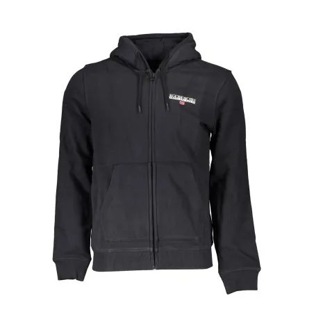 NAPAPIJRI SWEAT-SHIRT ZIPPÉ NOIR POUR HOMMES - NAPAPIJRI