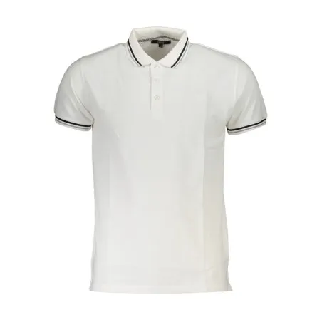 CAVALLI CLASS POLO MANCHES COURTES HOMME BLANC - CAVALLI CLASS