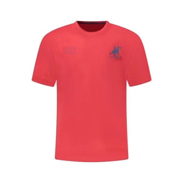 T-shirt rouge à manches courtes pour homme US GRAND - U.S. GRAND
