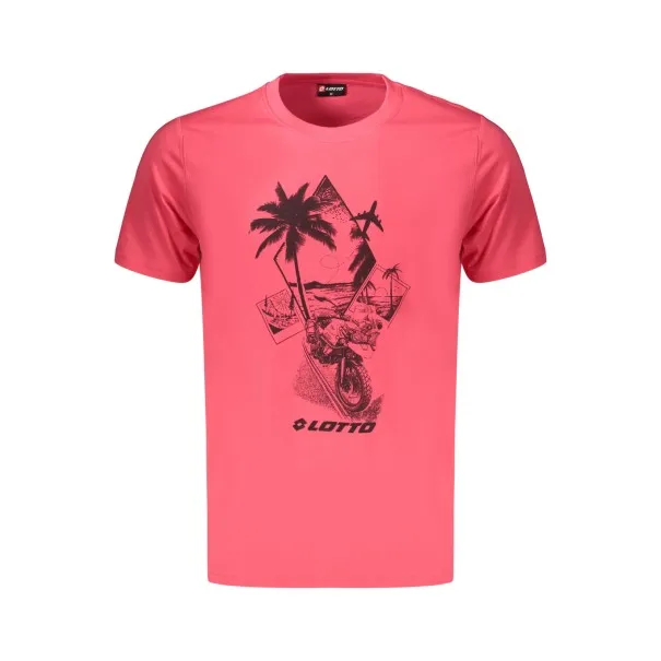 T-shirt rouge à manches courtes pour homme LOTTO - Lotto