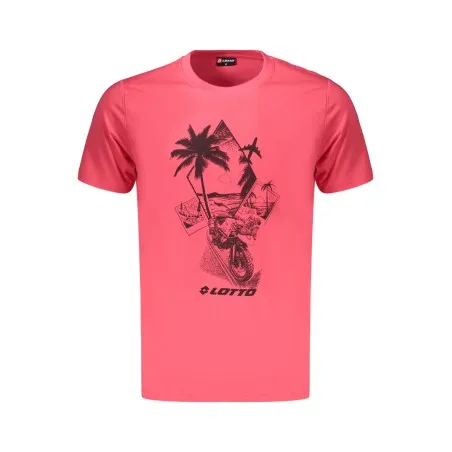 T-shirt rouge à manches courtes pour homme LOTTO - Lotto
