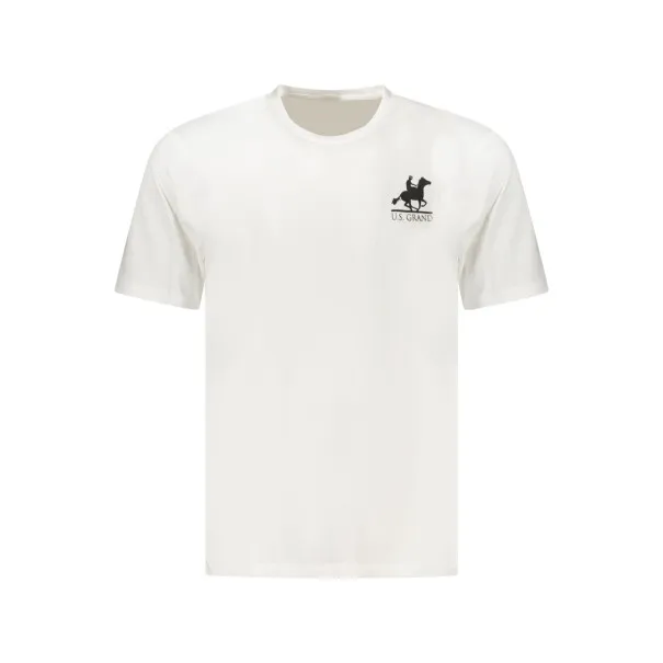 T-shirt blanc à manches courtes US GRAND pour homme - U.S. GRAND