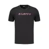 T-shirt noir à manches courtes pour homme LOTTO - Lotto