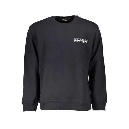 NAPAPIJRI SWEAT-SHIRT SANS FERMETURE ÉCLAIR NOIR POUR HOMMES - NAPAPIJRI