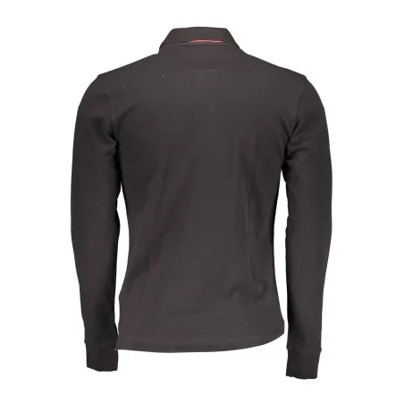 POLO NOIR À MANCHES LONGUES POUR HOMME LA MARTINA - LA MARTINA