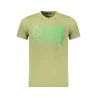 T-SHIRT À MANCHES COURTES CAVALLI CLASS HOMME VERT - CAVALLI CLASS