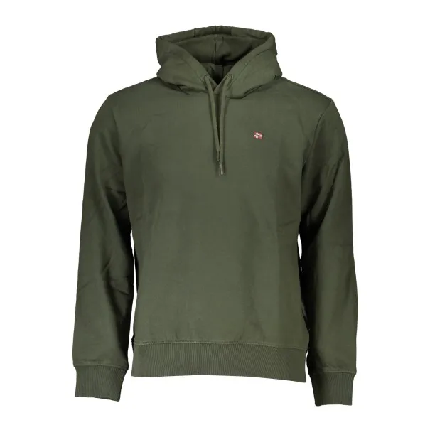 SWEAT-SHIRT SANS FERMETURE ÉCLAIR POUR HOMME NAPAPIJRI VERT - NAPAPIJRI
