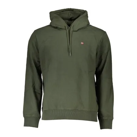 SWEAT-SHIRT SANS FERMETURE ÉCLAIR POUR HOMME NAPAPIJRI VERT - NAPAPIJRI
