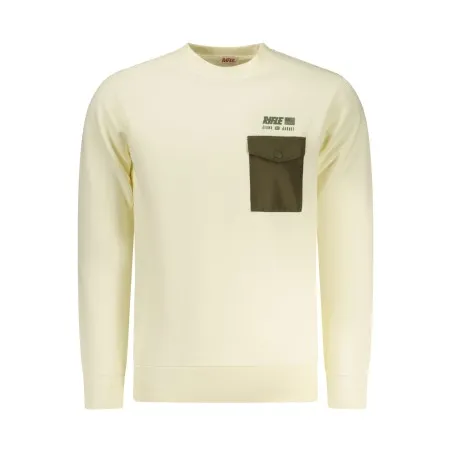 SWEAT-SHIRT BLANC À FERMETURE ÉCLAIR RIFLE POUR HOMME - RIFLE