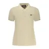 POLO FEMME À MANCHES COURTES NORVÈGE 1963, BEIGE - NORWAY 1963
