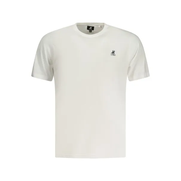 T-shirt blanc à manches courtes US GRAND pour homme - U.S. GRAND