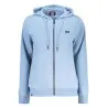 NORVÈGE 1963 SWEAT-SHIRT BLEU À FERMETURE ÉCLAIR POUR FEMME - NORWAY 1963
