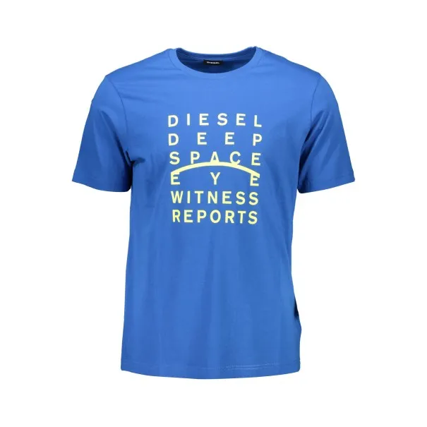 T-SHIRT MANCHES COURTES DIESEL POUR HOMME BLEU - Diesel
