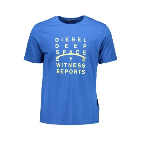 T-SHIRT MANCHES COURTES DIESEL POUR HOMME BLEU - Diesel