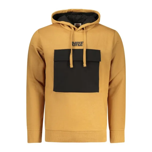 SWEAT-SHIRT FERMETURE ÉCLAIR POUR HOMME RIFLE MARRON - RIFLE