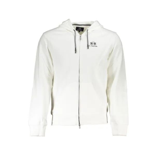 SWEAT-SHIRT ZIPPÉ BLANC HOMME LA MARTINA - LA MARTINA