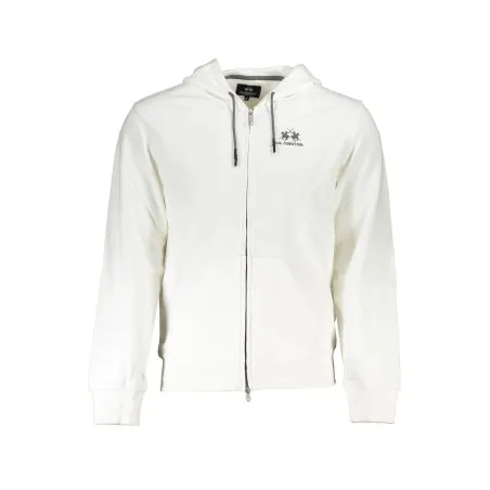 SWEAT-SHIRT ZIPPÉ BLANC HOMME LA MARTINA - LA MARTINA