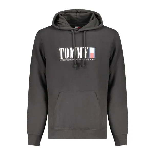 Sweat zippé noir Tommy Hilfiger pour homme - TOMMY HILFIGER