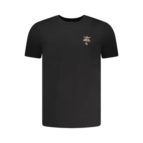 T-shirt noir pour homme AERONAUTICA MILITARE - AERONAUTICA MILITARE