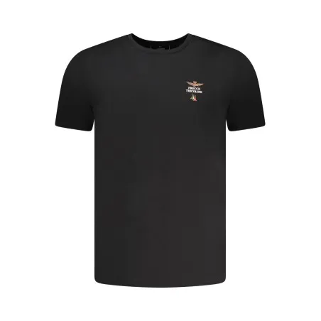 T-shirt noir pour homme AERONAUTICA MILITARE - AERONAUTICA MILITARE