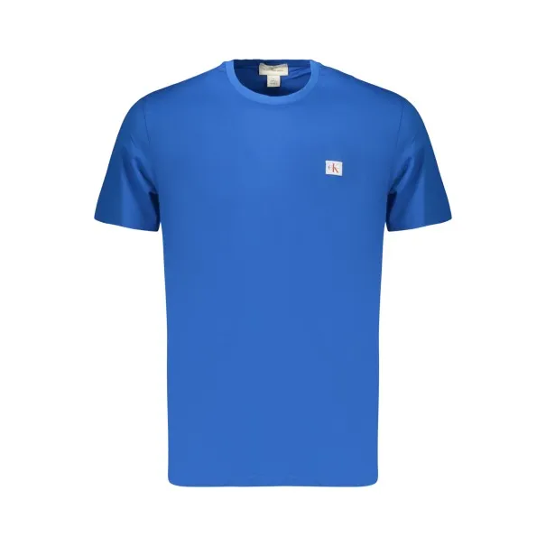 T-shirt à manches courtes pour homme Calvin Klein, bleu - CALVIN KLEIN