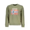 SWEAT-SHIRT SANS FERMETURE ÉCLAIR POUR HOMME NAPAPIJRI VERT - NAPAPIJRI