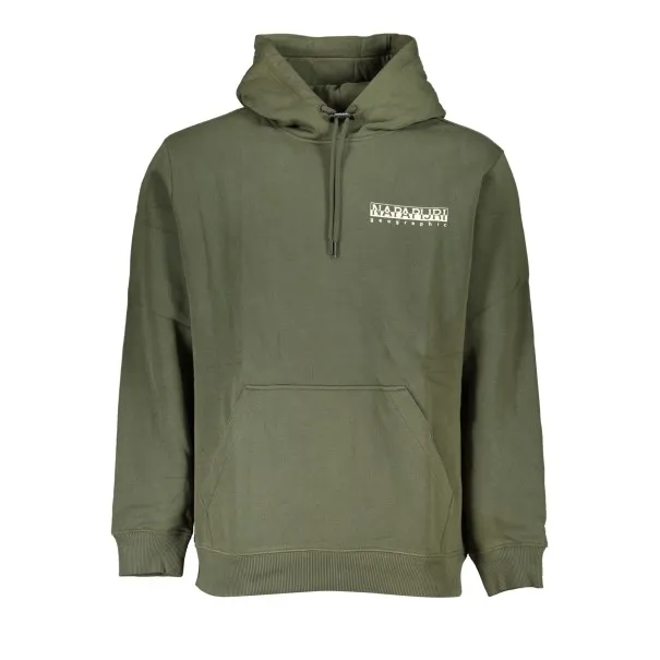 SWEAT-SHIRT SANS FERMETURE ÉCLAIR POUR HOMME NAPAPIJRI VERT - NAPAPIJRI