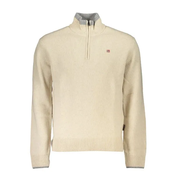 PULL NAPAPIJRI BEIGE POUR HOMME - NAPAPIJRI