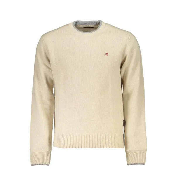 PULL NAPAPIJRI BEIGE POUR HOMME - NAPAPIJRI