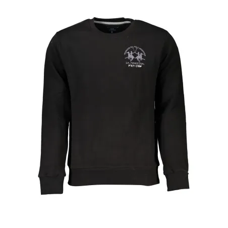 SWEAT-SHIRT SANS FERMETURE ÉCLAIR POUR HOMME LA MARTINA NOIR - LA MARTINA