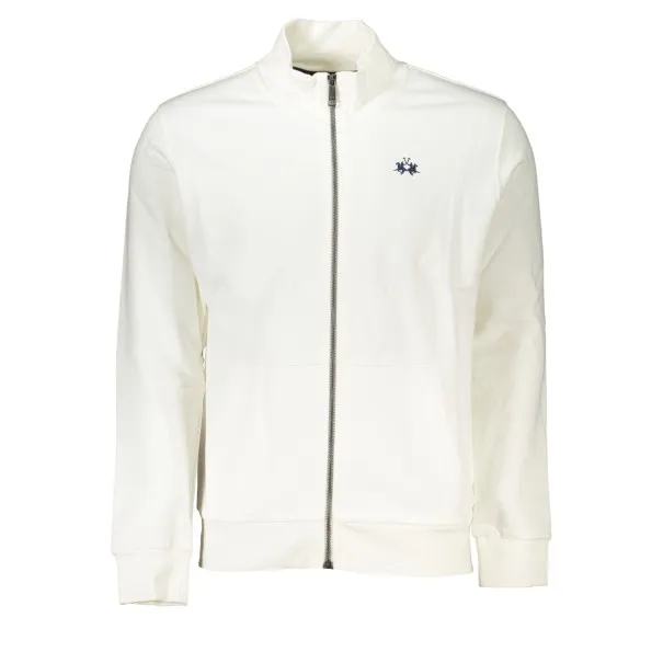 SWEAT-SHIRT ZIPPÉ BLANC HOMME LA MARTINA - LA MARTINA