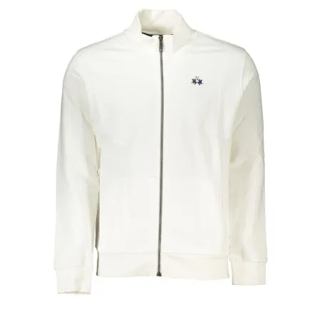 SWEAT-SHIRT ZIPPÉ BLANC HOMME LA MARTINA - LA MARTINA