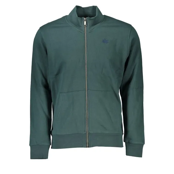 SWEAT-SHIRT ZIPPÉ HOMME LA MARTINA VERT - LA MARTINA
