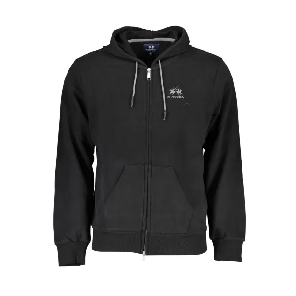 SWEAT-SHIRT ZIPPÉ NOIR LA MARTINA POUR HOMME - LA MARTINA