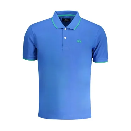 POLO HOMME LA MARTINA BLEU À MANCHES COURTES - LA MARTINA