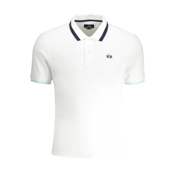 POLO HOMME BLANC À MANCHES COURTES LA MARTINA - LA MARTINA