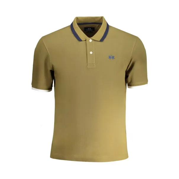 POLO HOMME LA MARTINA VERT À MANCHES COURTES - LA MARTINA