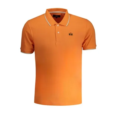 POLO MANCHES COURTES ORANGE HOMME LA MARTINA - LA MARTINA